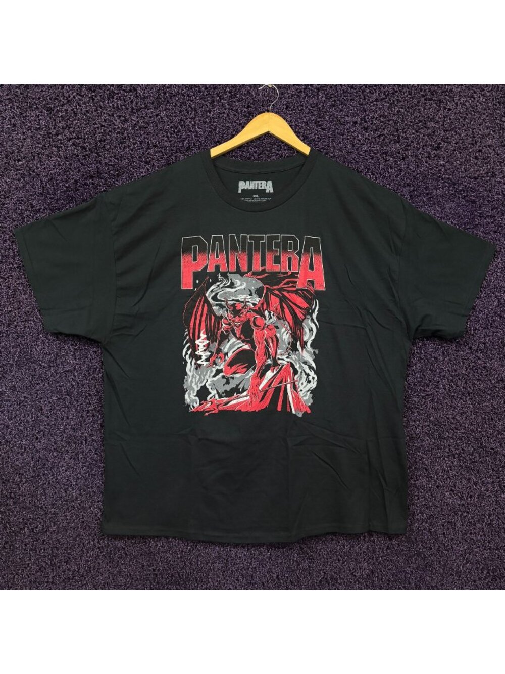 Pantera Smoking Devil T-Shirt Size 3XL